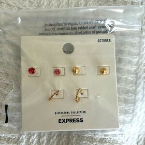 Express Three Earrings set, NWT